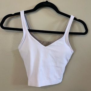 White Lululemon Align Tank